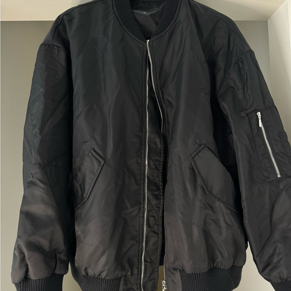 Women’s Black Bomber Jacket